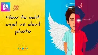 angel vs devil photo editing Tamil editing Tamil cartoon photo