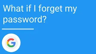 What if I forget my password?