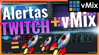 🟣 HOW TO SET TWITCH ALERTS ON VMIX | FREE Templates for vMix | HOW TO ADD Twitch ALERT TO VMIX