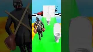 Choose Door RUN – Help Cameraman Avoid Monsters and Reach Finish Line