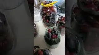 Консервация винограда.