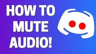 How To Mute AUDIO Sound On Discord