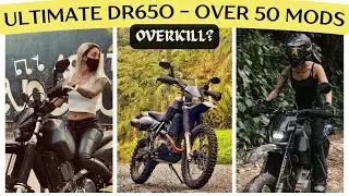 I built the best Suzuki DR650 and drove it around the world! My Mod List!