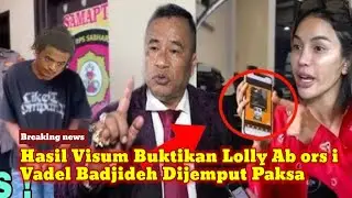 BABAK AKHIR! Hasil Visum Lolly Tunjukan Positif HamlL, Vadel Badjideh Dijemput Paksa Polisi