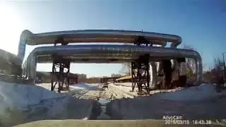 Расквасило дорогу в логу МЖК-ТЭЦ5 15.03.2019