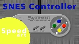 SNES Controller [Speed Art]