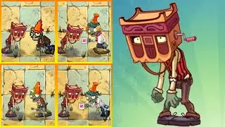 Carnie Grinder Head Pet Zombie vs Cone Head Zombies | PvZ2 MOD