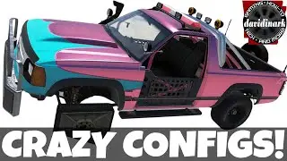 BeamNG Drive - CRAZY Contraptions! Random Parts Generator