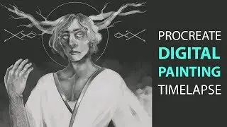 Procreate digital painting timelapse: 