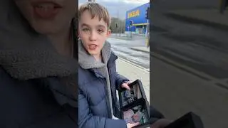 Kids hide their dads pictures in Ikea 