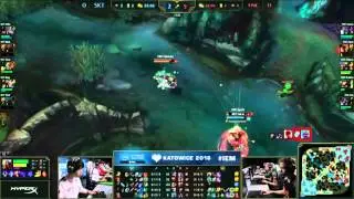 IEM Katowice 2016 - SKT vs FNC - Teamfight