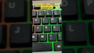 Insert date and time in Powerpoint Shortcut Key 
