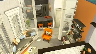 COUPLE'S FIRST APARTMENT  (18 Culpepper House) 🌆 Sims 4 Speed Build Stop Motion (NO CC)