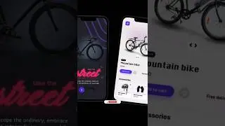Bike App UI Design in figma || Figma UI/UX Design Tutorial | Speed design 