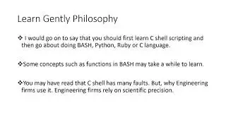 Shell Scripting in the C Shell environment