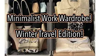 Business Travel! Capsule Wardrobe Packing!