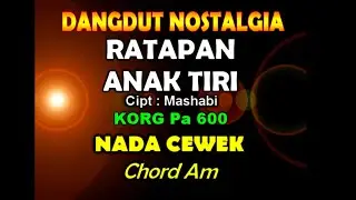 RATAPAN ANAK TIRI - Iis Dahlia | KARAOKE Nada Wanita || By Saka