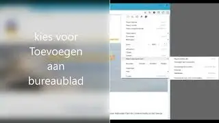 bureaublad app maken van een webpagina in Chrome