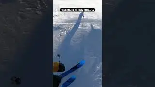 Telemark Skiing |  Moguls - Alta, Utah - Jan. 2, 2024 #freeheellife #skiing #telemark #ski