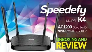 Best Streaming Router | Speedefy K4 AC1200 WIFI Router - Unboxing And Review
