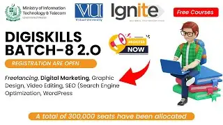DigiSkills 2.0 Batch Enrollment | How To Apply Online For DigiSkills Batch 8 | DijiSkills Free Cours