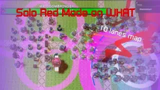 (Doomspire Defense) Solo Red Mode on WHAT (raw footage)