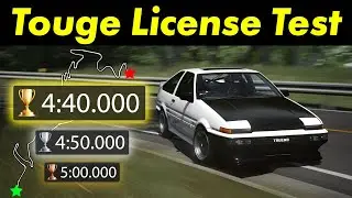We made 10 Touge License Tests in Assetto Corsa! Can you get all GOLDS?!