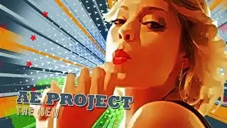 Freeze Frame Pop Art Retro Trailer | After Effects template