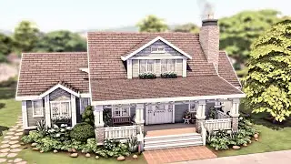 CRAFTSMAN FAMILY HOUSE 🏡 Base Game & Grow Together | The Sims 4 Speed Build | No CC