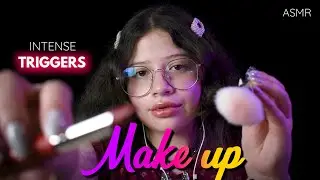 ASMR 💄DOING your Makeup + Inaudible for SLEEP✨😴 VIVI ASMR