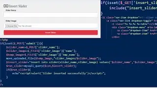 74. Create Insert Slider Page Using PHP & MySQL