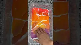 CANDLE WAX SLIME ! 🕯️ #trending #asmr #slime #tutorial #diy #satisfying #slimemaking