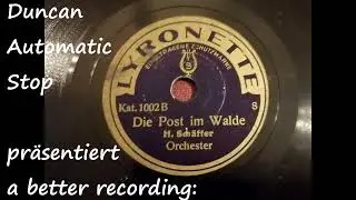 (1929) Die Post im Walde (H Schäffer) - Orchester
