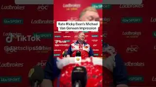 Best Michael Van Gerwen impression