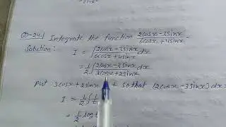 Integrate the function (2cosx - 3sinx)/(6cosx + 4sinx) .