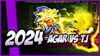 Sonic Sprite Animation: Agar vs TJ Model No.1
