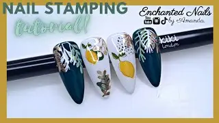 NAIL STAMPING Tutorial | How to  Stamp Over Gel Polish!