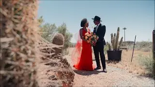 Rachel and David Elopement @ Cactus Joe's Las Vegas NV
