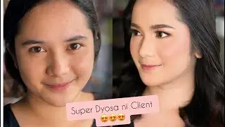 PANGMALAKASANG GRADUATION PICTORIAL MAKEUP ! LALONG GUMANDA SI CLIENT | Makeup By Sydney De Taza