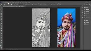 How to Turn your image into Pencil Sketch in Photoshop | Photoshop Tutorial | Pencil Sketch Effect