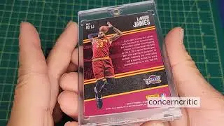 Ultra Pro one-touch 35pt Magnetic Card Holder Case on Lebron James NBA Sports Trading Card