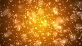 Orange Particle background video