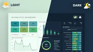 Build Dark Mode! HR Analytics Dashboard in Power BI Start to End | The Developer