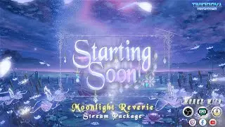 Twitch Animated Overlays Pack 🌷 Moonlight Reverie