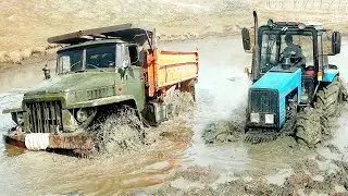 Урал и Трактор не могли пересечь Болото | Оффроуд 2020