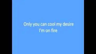 Bruce Sprinsteen-I`m on Fire With Lyrics