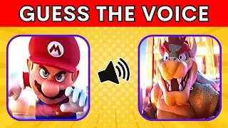 Guess the Super Mario Characters by the Voice 🍄 | Fun Quiz Challenge