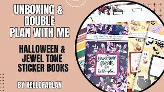 NEW! Unboxing & Double Plan With Me | Fall Collection & Jewel Tone Stickers