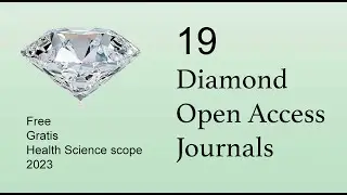 Diamond open access journals: Scopus 2023 [Health Science] - Free!  Gratis!!!