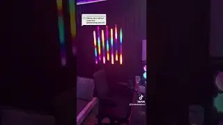 RGB Slat Wall #dreamsetup #officetour #gamingsetup